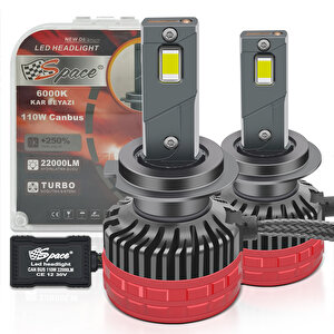 Led Far Ampulü Canbus 110w 22000lm Beyaz Işık H7 12-30v / Laam921