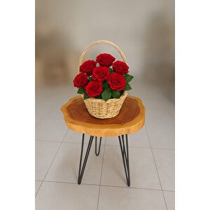 Doğal El Yapımı Hasır Sepet – Dekoratif, Çok Amaçlı, Boho Tarz