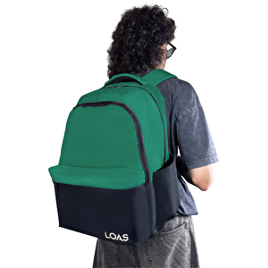 Loas L-edu22 Yeşil Renk Okul Çantası/sırt Çantası
