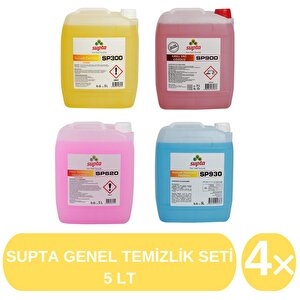 Supta 4'lü Genel Temizlik Seti 5 Kg