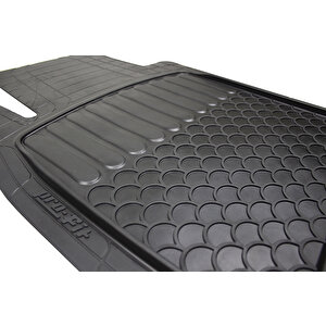Pufi Uni Pro Fit Kauçuk Paspas - Siyah