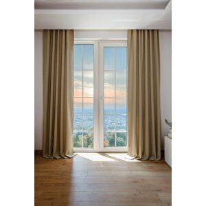 Olea | 140x270 Cm (2 Adet) Fon Perde Çağla Yeşili