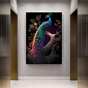 Dev Tavuskuşu Kanvas Tablo; Hayvan Poster