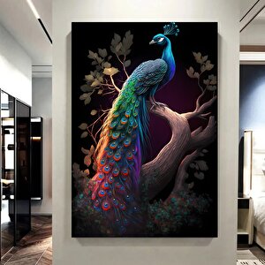 Dev Tavuskuşu Kanvas Tablo; Hayvan Poster 30x40 cm