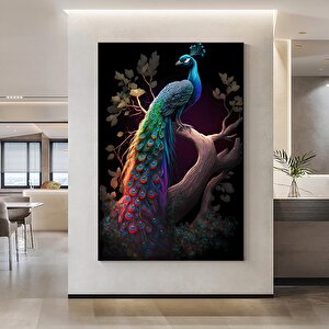 Dev Tavuskuşu Kanvas Tablo; Hayvan Poster