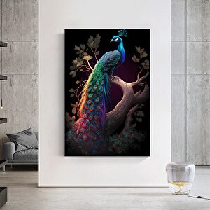 Dev Tavuskuşu Kanvas Tablo; Hayvan Poster