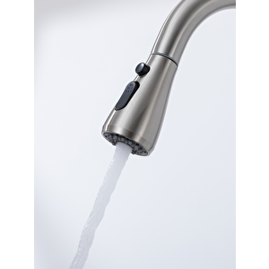 Durevo Spiralli Mutfak Evye Bataryası - Uzayan Sistem- Inox Renk Gümüş
