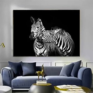 Zebra Kanvas; Zebra Duvar Sanatı; Zebra Posteri; Zebra Baskısı; Hayvan Duvar Sanatı; Hayvan Kanvas; 30x40 cm