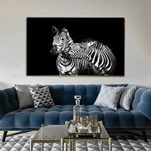 Zebra Kanvas; Zebra Duvar Sanatı; Zebra Posteri; Zebra Baskısı; Hayvan Duvar Sanatı; Hayvan Kanvas;