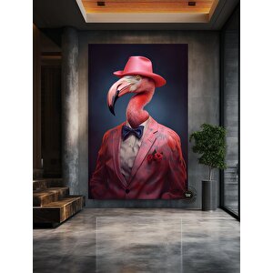 Flamingo Duvar Sanatı; Tropikal Dekor