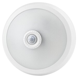 Ledx Al-s205 E27 Çift Duylu Hareket Sensörlü Beyaz Cam Tavan Armatür 300x300x90mm