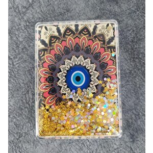 Kompakt Sulu Pullu Makyaj Aynası Kozmetik  Büyüteç Cep Makyaj Aynası Çanta Seyahat Çantası  Ev Ofis