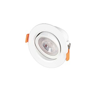 Huzur Elektrik Akik 7w 450lm 3200k Beyaz Kasa Günışığı Spot Lamba Ct-5204-g