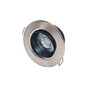 Huzur Elektrik Akik 7w 500lm 6400k Krom Kasa Beyaz Işık Spot Lamba Ct-5252-b
