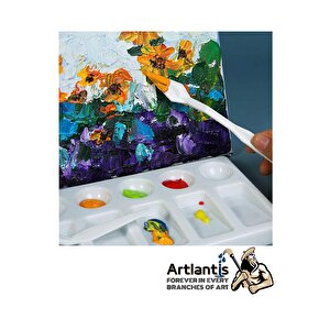 Plastik Spatül 5 Li Set Resim Ve Heykel Plastik Spatula Esnek Plastik Palet Bıçağı 2 Paket
