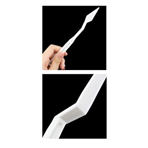 Plastik Spatül 5 Li Set Resim Ve Heykel Plastik Spatula Esnek Plastik Palet Bıçağı 2 Paket