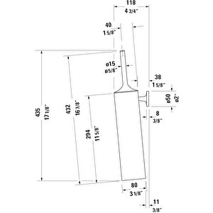 Starck T Duvardan Tuvalet Fırçalığı, Mat Siyah, 0099464600
