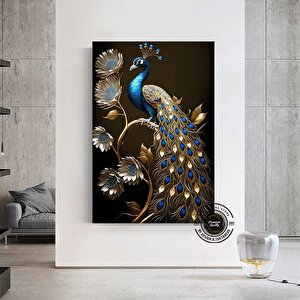 Altın Tavuskuşu Kanvas Tablosu – Ağaçta Altın Tavuskuşu, Asmaya Hazır