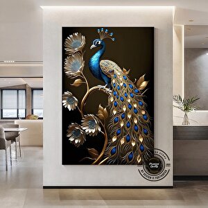 Altın Tavuskuşu Kanvas Tablosu – Ağaçta Altın Tavuskuşu, Asmaya Hazır