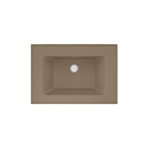 Zenith 65 Etajerli Capucino Granit Banyo Lavabosu 65x45