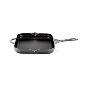 Schafer Guss Chef Döküm Kare Kızartma Tavası 28x28 Cm-gri