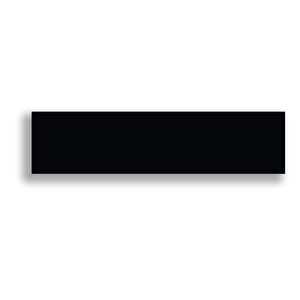 Flat 7,5x30 / 3"x12" Black Matt Duvar Karosu