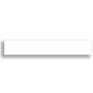 5x30 / 2”x12” Super White Flat Glossy Duvar Karosu