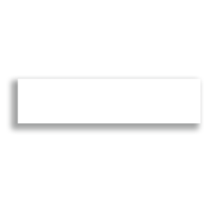 Flat 7,5x30 / 3"x12" White Matt Duvar Karosu