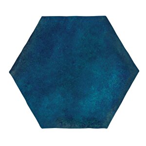 Art Mosaic Antic Hexagon 15x17 / 6"  Navy Glossy Duvar Karosu