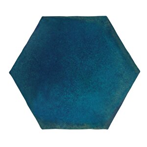 Art Mosaic Antic Hexagon 15x17 / 6"  Navy Glossy Duvar Karosu