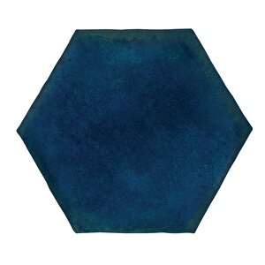 Art Mosaic Antic Hexagon 15x17 / 6"  Navy Glossy Duvar Karosu