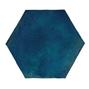 Art Mosaic Antic Hexagon 15x17 / 6"  Navy Glossy Duvar Karosu