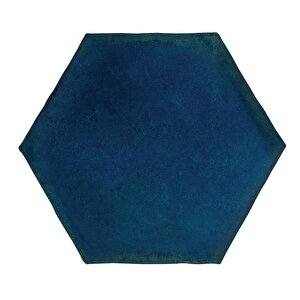 Art Mosaic Antic Hexagon 15x17 / 6"  Navy Glossy Duvar Karosu