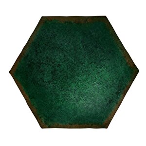 Art Mosaic Antic Hexagon 15x17 / 6"  Moss Glossy Duvar Karosu