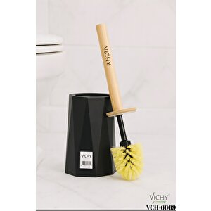 Bambu Sapli  Klozet Firçasi Si̇yah Vch-6609