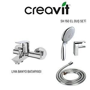 Sh150 Mafsallı El Duş Seti 3f Ve Liva Banyo Bataryası