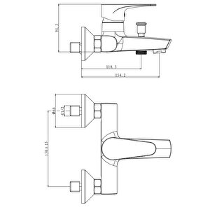 Sh150 Mafsallı El Duş Seti 3f Ve Liva Banyo Bataryası