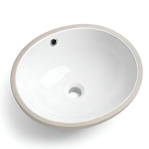 Turavit Hilton Oval Tezgah Altı Lavabo 37x47 Cm 5017