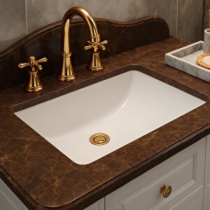 Hilton Kare Tezgâh Altı Lavabo 41x52 Cm 5027