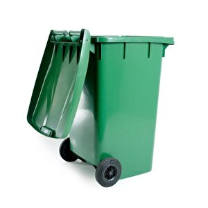 Sy-6510 Tekerlekli Kapaklı Plastik Çöp Konteyneri 240 Lt Yeşil