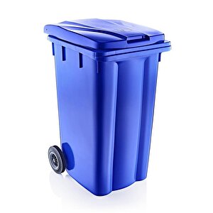 Omnipazar Sy-6510 Tekerlekli Kapaklı Plastik Çöp Konteyneri 240 Lt