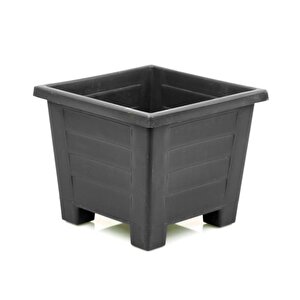 Omnipazar  Sy-5848 Dekoratif Plastik Kare Ayaklı Saksı 30 Litre No 5