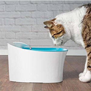 Sy-5099 Kedi Ve Köpek Otomatik Su Pınarı 2,5 Litre Turkuaz