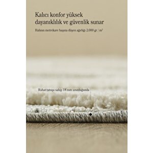 Yuvarlak Halı Yumuşak Bukle Tabanlı Modern Kabartmalı 3d Kare Dalga Desenli Krem Gri Renkli Halı