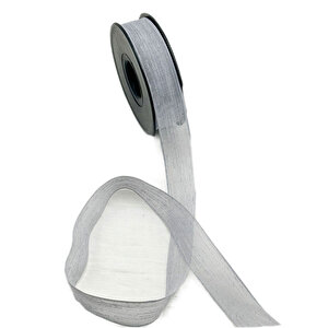 Nopel Keten Kurdele 2.5 Cm  (20 Metre)  Gri