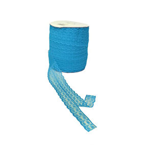 Kurdela Dantelli  Çift 2 Katlı 5 Cm (100 Metre)  Mavi