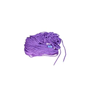 Kordon İp Sarmanlı Kalın 5 Mm Örgü İp (50 Metre)  Mor