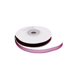 Organze Kurdele 6 Mm (22 Metre)  Bordo