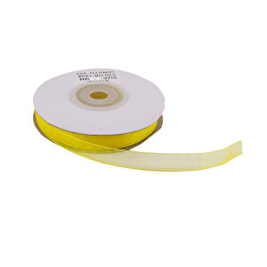 Organze Kurdele 10 Mm (22 Metre)  Sarı