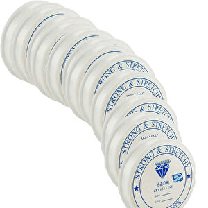 Esnek Misina İp Lastik 8 Mm (50 Metre)  Şeffaf
